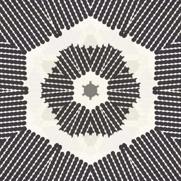 Flat ethnic seamless pattern Stock-Illustration