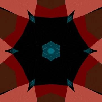Flat ethnic seamless pattern Stock-Illustration