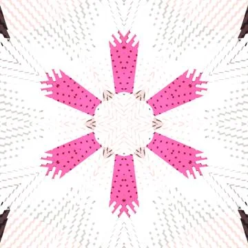 Flat ethnic seamless pattern イラスト素材