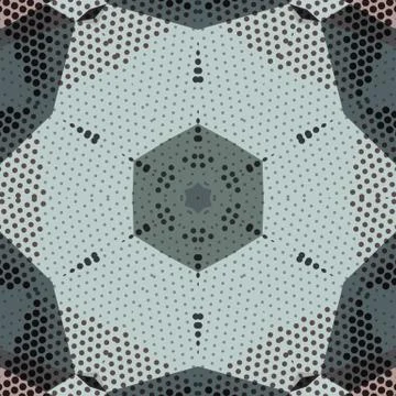 Flat ethnic seamless pattern Stock-Illustration
