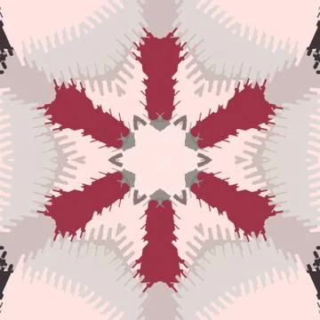 Flat ethnic seamless pattern Stock-Illustration