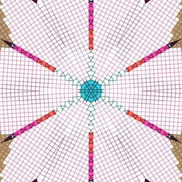 Flat ethnic seamless pattern Stock-Illustration