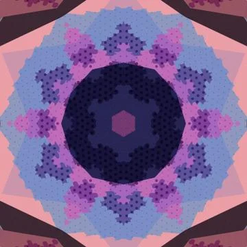 Flat ethnic seamless pattern Stock Illustration