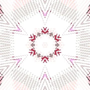 Flat ethnic seamless pattern Stock-Illustration