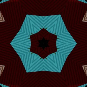 Flat ethnic seamless pattern Stock-Illustration