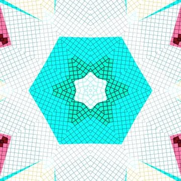 Flat ethnic seamless pattern Stock-Illustration