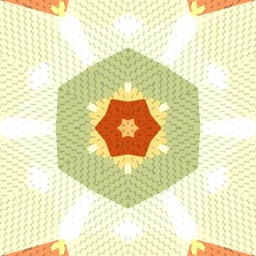 Flat ethnic seamless pattern Illustration