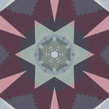 Flat ethnic seamless pattern Stock-Illustration