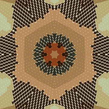 Flat ethnic seamless pattern Stock-Illustration