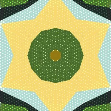 Flat ethnic seamless pattern Illustrazione stock