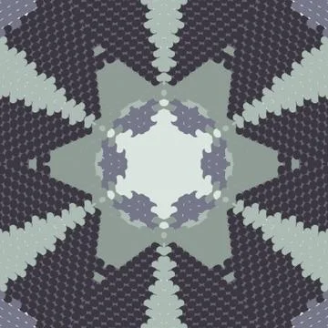 Flat ethnic seamless pattern Stock-Illustration