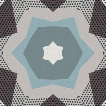 Flat ethnic seamless pattern Stock-Illustration