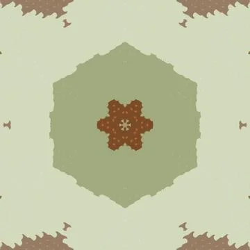 Flat ethnic seamless pattern Stock-Illustration