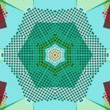 Flat ethnic seamless pattern Stock-Illustration