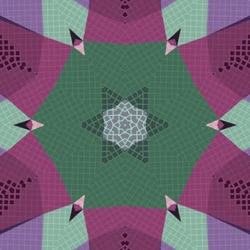 Flat ethnic seamless pattern Stock-Illustration