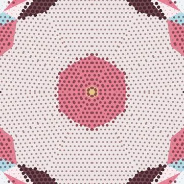 Flat ethnic seamless pattern Stock-Illustration