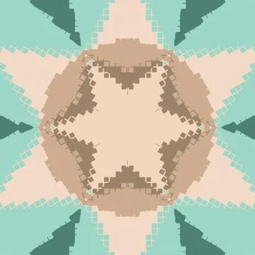Flat ethnic seamless pattern Illustration