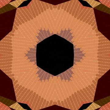 Flat ethnic seamless pattern Stock-Illustration