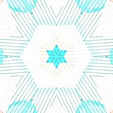 Flat ethnic seamless pattern Illustrazione stock