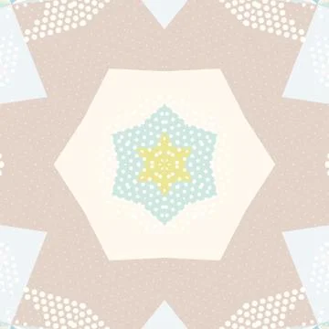 Flat ethnic seamless pattern Stock-Illustration