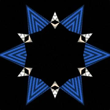 Flat ethnic seamless pattern Stock-Illustration