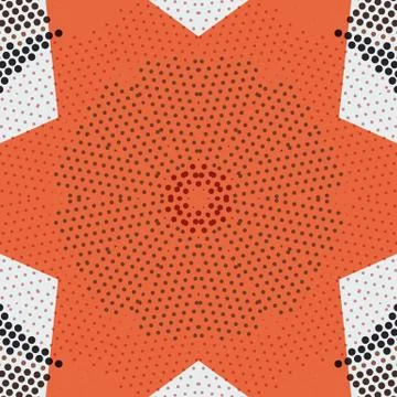 Flat ethnic seamless pattern Stock-Illustration