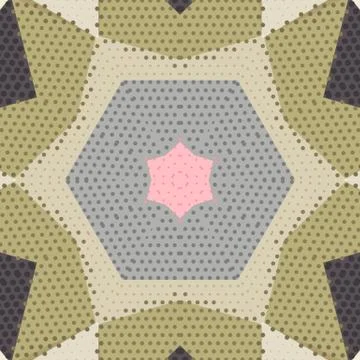 Flat ethnic seamless pattern Stock-Illustration