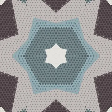 Flat ethnic seamless pattern Stock-Illustration