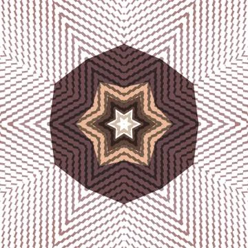 Flat ethnic seamless pattern Stock-Illustration
