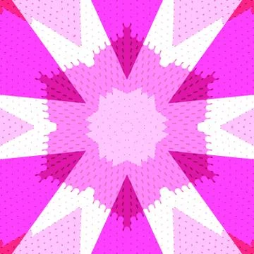 Flat ethnic seamless pattern Stock Illustration