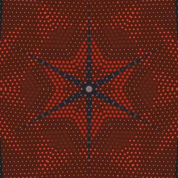 Flat ethnic seamless pattern Illustrazione stock