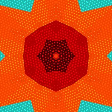 Flat ethnic seamless pattern Stock-Illustration