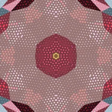 Flat ethnic seamless pattern イラスト素材