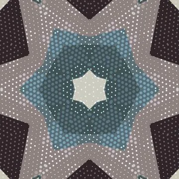 Flat ethnic seamless pattern Illustrazione stock