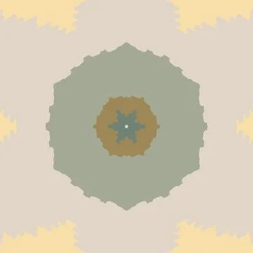 Flat ethnic seamless pattern Illustrazione stock