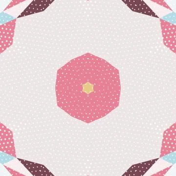 Flat ethnic seamless pattern Stock-Illustration