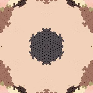 Flat ethnic seamless pattern Stock-Illustration