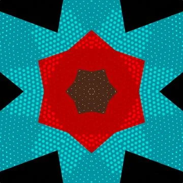 Flat ethnic seamless pattern Stock Illustration