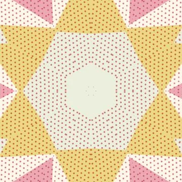 Flat ethnic seamless pattern Stock Illustration