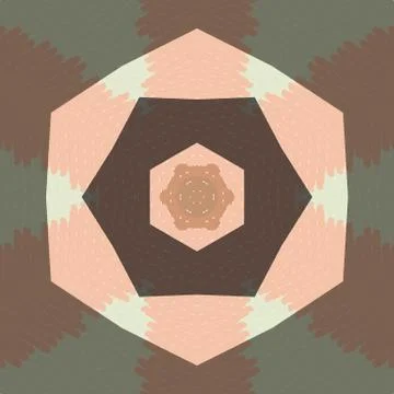 Flat ethnic seamless pattern Stock-Illustration