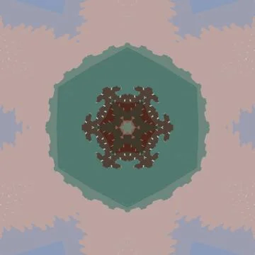 Flat ethnic seamless pattern Stock Illustration