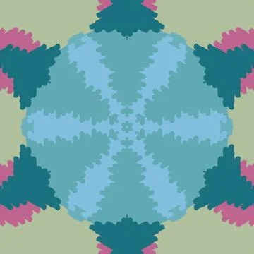 Flat ethnic seamless pattern Stock-Illustration