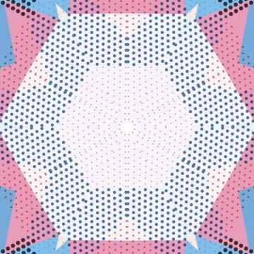 Flat ethnic seamless pattern Stock Illustration