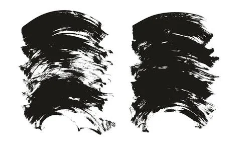 Flat Fan Brush Regular Curved Background High Detail Abstract Stock Illustration