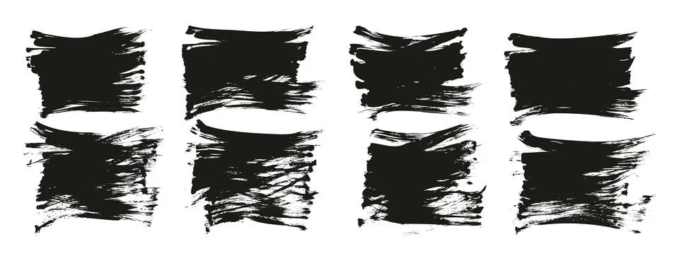 Flat Fan Brush Regular Short Background High Detail Abstract Vector Stock Illustration