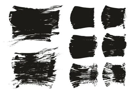 Flat Fan Brush Thick Long Background &amp; Straight Lines Mix High Detail Abstract Stock-Illustration