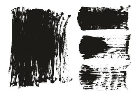 Flat Fan Brush Thick Long Background &amp; Straight Lines Mix High Detail Abstract Illustrazione stock