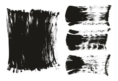 Flat Fan Brush Thick Long Background &amp; Straight Lines Mix High Detail Abstract Stock Illustration