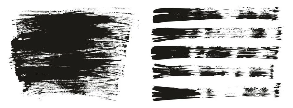 Flat Fan Brush Thin Long Background &amp; Straight Lines Mix High Detail Abstract 스톡 일러스트