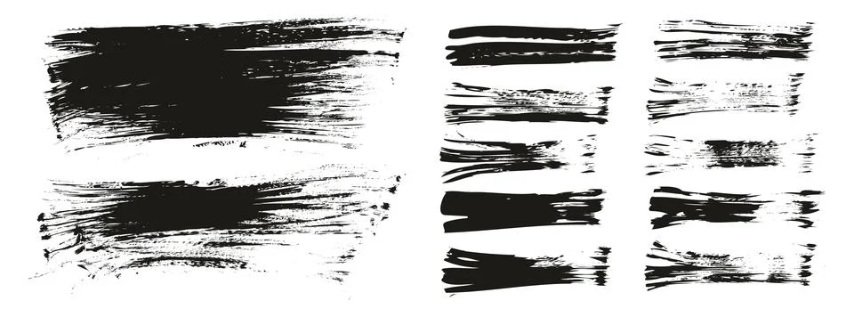 Flat Fan Brush Thin Long Background &amp; Straight Lines Mix High Detail Abstract Stockillustratie